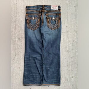 Vintage True Religion Jeans with big brown stitch